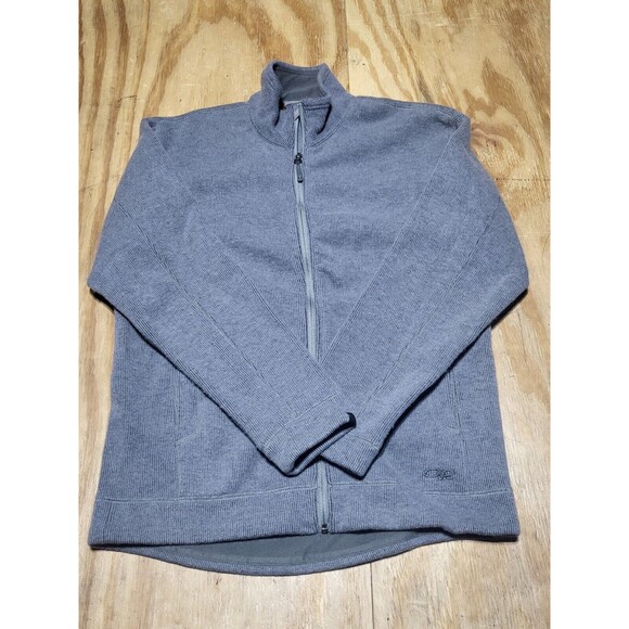 outdoor research grid softshell jacket sweatshirt  gray Fullzip Men M Cotton @F6 - Picture 1 of 7